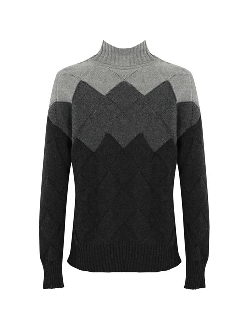 Maglione a rombi in cashmere Liviana Conti | F4WC12X-MIX